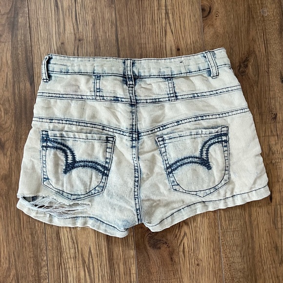 High Rise Jean Shorts - Picture 2 of 3